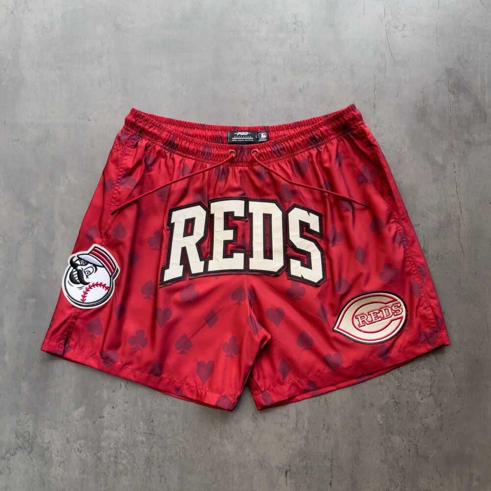 Pro Standard Cincinnati Reds Playing Cards Shorts Men’s Large MLB Red